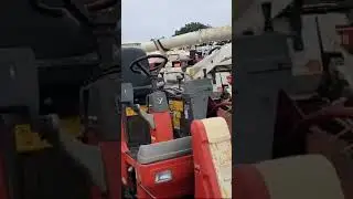 Rice Harvesting combines Machines Japan