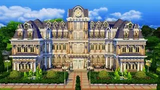 The Sims 4 - MUSEUM & LIBRARY - Collab w/ BELLGURU | Speed Build