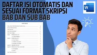 How to Automatically Create a Table of Contents for Theses & Papers in Word