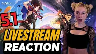 400 FREE PRIMOS FOR EXPLORING?! 5.1 Livestream Reaction - GENSHIN IMPACT! #genshinimpact #natlan