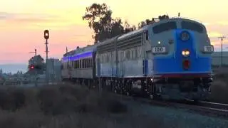 Fillmore & Western Christmas Train and Old Railroad Crossings in Montalvo CA