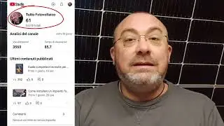 Tutto Fotovoltaico il nuovo canale sul fotovoltaico dalle basi alle applicazioni più complesse