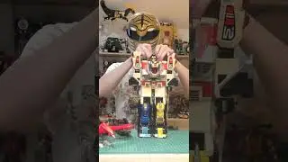 #Shorts | 399 Mega Tigerzord Transformation Showcase #MMPR #Megazord #WhiteRanger