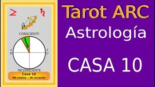 La Casa 10 ~ Carta del Tarot ARC. Tarot Astrológico, Rayos y Chakras