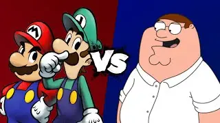 MUGEN Battle - Mario/Luigi vs Peter Griffin