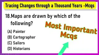 MCQs for Class 7 History Chapter 1 “Tracing Changes through a Thousand Years” mcqs