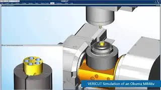 Okuma Machine Tool CNC Simulation with VERICUT