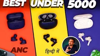BEST TWS Earbuds Under 5000 with Active Noise Cancellation ANC⚡️2023⚡️Ultimate Comparison! ⚡️