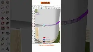 Copy Along Curve Plugin in SketchUp | SketchUp plugin #shortsfeed #shorts #shortvideo  #sketchup