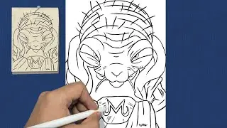LINEART #18 CÓMO DIBUJAR A BABIDI 