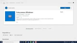 App Fotocamera non si apre errore 0xA00F4244 (0xC00D36D5) in Windows 10