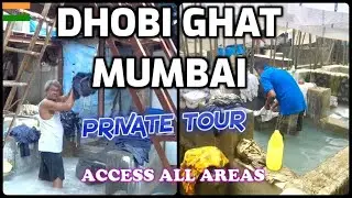 DHOBI GHAT PRIVATE TOUR - Inside India's Biggest Open Air Laundry
