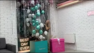 BALLOON SURPRISE BOX  | BIRTHDAY GIFT
