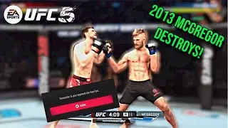 2013 Conor McGregor makes opponents quit! | UFC 5