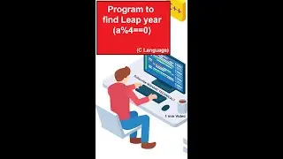 program to find Leap Year in C language | C Language Tutorial in Hindi