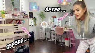 ORGANISE MY MAKEUP STUDIO WITH ME