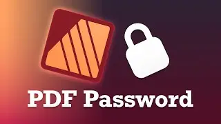 How can I make my PDF password-protected in Affinity Publisher 2.3