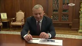 Владимир Путин провёл рабочую встречу с главой Роскосмоса Юрием Борисовым