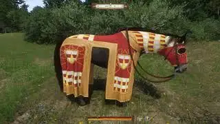 Kingdom Come: Deliverance. Шанфрон с критнетом (два тайника) + показ нарядов для лошади.
