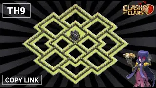 NEW BEST TOWN HALL9 (TH9) BASE | TH9 BASE COPY LINK - CLASH OF CLANS