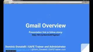 Gmail Tutorial - Google Apps for Education Training Video
