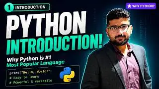 #1 Python Introduction for Beginners | Why Python is the Most Popular Programming Language