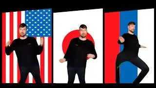 MR BEAST RIZZ en Paises diferentes