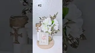 te dejo estas 8 ideas de Centros de mesa Para Bautizo #diy #decora #manualidades