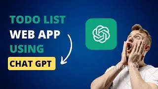 Build Web Apps using Chat GPT | 