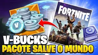 COMO LIBERAR OS V-BUCKS DO PACOTE SALVE O MUNDO