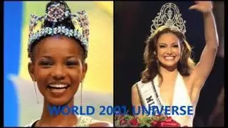Miss World VS Miss Universe 2001 - 2015