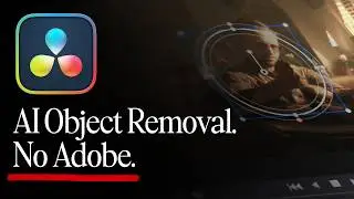 AI Object Removal in DaVinci Resolve (No Adobe Needed)