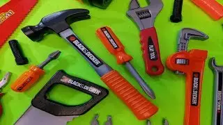 Toy tool set plastic toy tools educational videos for kids learn names