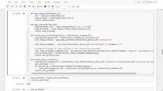 Implementing Content Based Filtering in Python