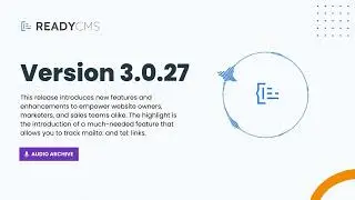 ReadyCMS v3.0.27: Introducing Mailto & Tel Link Tracking + Enhanced Search Features
