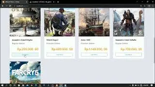 Download Source Code Aplikasi Web Penjualan Game