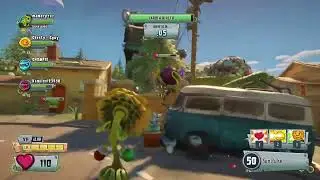 PvZ GW2 Заруба в Garden ops в мультиплеере