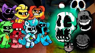 Roblox Doors Vs Poppy Smiling Critters Friday Night Funkin' | FNF x Poppy Playtime 3