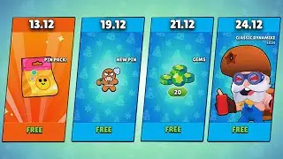 UNLOCKING ALL Brawlidays 2021 GIFTS in Brawl Stars (12.12.2021 - 26.12.2021)