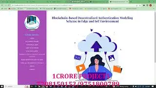 Blockchain based Decentralized Authentication Modeling Scheme in Edge and IoT Environment