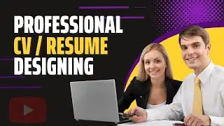 How to make Professional CV / Resume in CorelDraw | CV Format for job | cv Writing | CV Designs