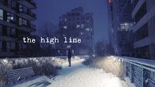 The High Line on snowy night. NYC. 3d sounds. G85 12-60mm