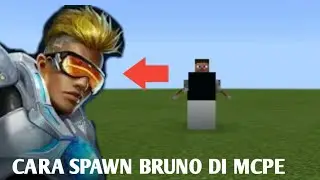 cara spawn BRUNO (mobile legend) di mcpe