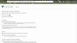 OneTab solves Chrome's too many tabs problem