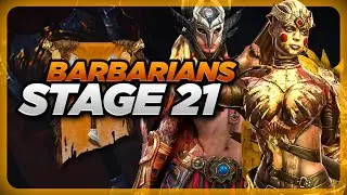 How To Beat Stage 21 Barbarians Faction Wars | Raid: Shadow Legends