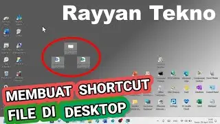Create a File Shortcut on the Windows 11 Laptop Desktop (Can be an Excel, Word, PPT, or Other File)