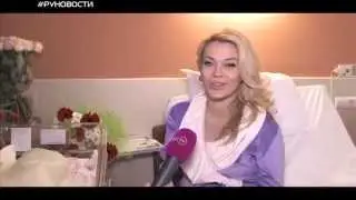 Таня Терешина и Слава Никитин родили дочь ( RU Новости , 12.01.14)