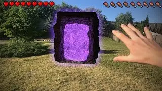 Minecraft Portal in Real Life