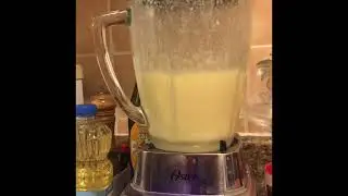 Piña Colada with and with out rum #whiterum #piñacolada #drink #virgin #easyrecipe #howto ￼￼￼