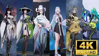 Honor of Kings Shangguan All Costumes/Skins Animation S33